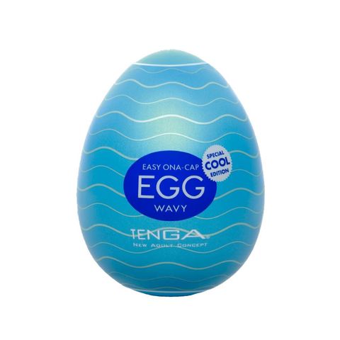 Мастурбатор-яйцо с охлаждающей смазкой COOL EGG - Tenga EGG Series EGG-001C