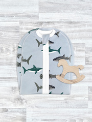 Пелёнка-кокон Mjölk Акулы