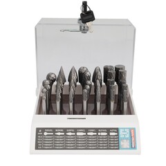 Набор бор-фрез твердосплавных 35шт HM S=6мм H-Tools 116008HT