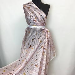 шифон шелковый розовый фото