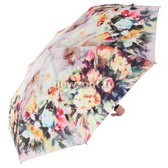 Плоский автоматический зонт Lamberti «Фонтан ярких цветов»