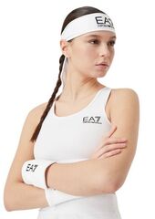 Бандана теннисная EA7 Tennis Pro Headband - white/black