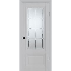 Купить Межкомнатная дверь экошпон Profilo Porte PSC-37 агат остекленная