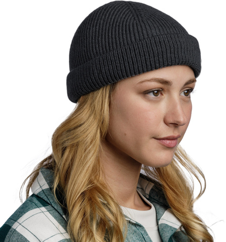 Картинка шапка вязаная Buff Hat Knitted Ervin Graphite - 1