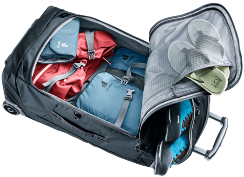 Картинка сумка на колесах Deuter Duffel Pro Movo 60 Black - 11