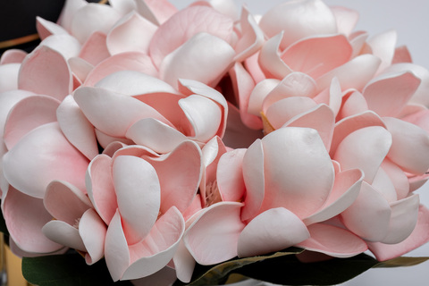 Букет магнолий ароматизированный и 2 спрея 10мл Cote Noire Magnolia pink в вазе