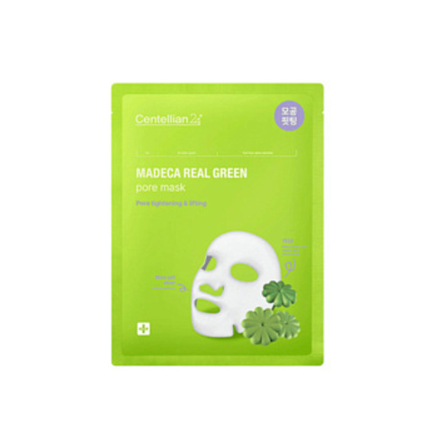 Centellian 24 Madeca Real Green pore mask Тканевая маска для очищения пор