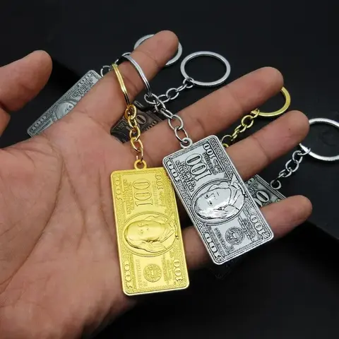 Брелок металлический 100 Долларов