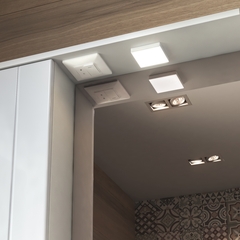 Шкаф навесной с зеркалом Diana 700 (левый) со спотом