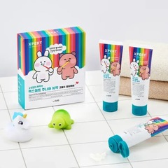 Набор детских зубных паст с фтором CLIO Xpert Junior Tropical Fruit (4 х 100g)