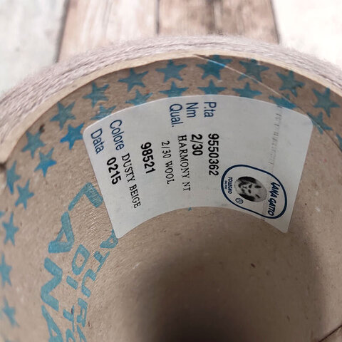 Меринос экстрафайн Tollegno 1900 Harmony 2/30 светлый тауп