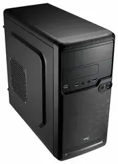 Корпус AeroCool QS-182, Miditower, ATX, Midi-Tower, сталь, черный