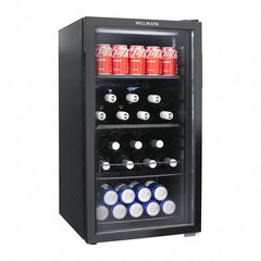 Шкаф-витрина Willmark WBC-105B черный