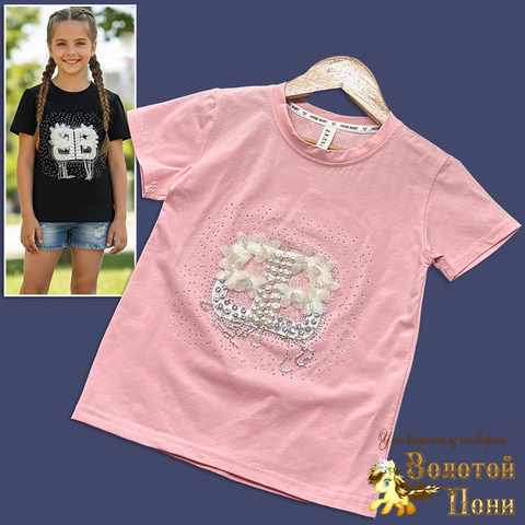 Футболка девочке (5-8) 251220-R2056