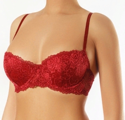 Lisse Бюстгальтер D-002 гранат 75C (дубляжная чашка)