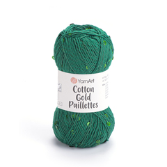 Пряжа YarnArt Cotton Gold Paillettes (7114)