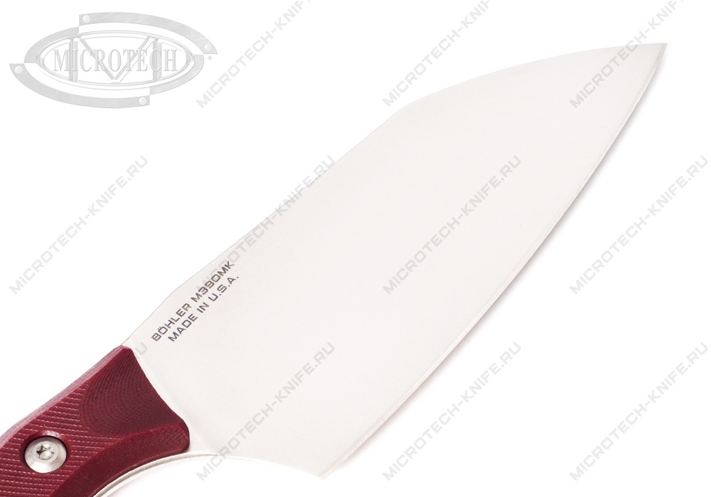 Нож Microtech Kitchen Santoku G-10 3200-10MR Merlot