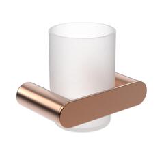 Стаканчик для зубных щеток стекло/нерж. сталь VERONA 16881.CU медь