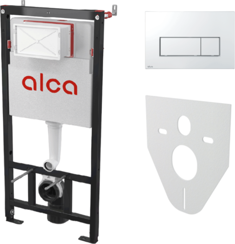 Комплект AlcaPlast SET 4 в 1: инсталляция, звукоизоляция, крепления, клавиша M571