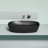 Ceramica Nova Element CN6049MB Умывальник чаша накладная овальная, 60x38, цвет: чёрный матовый