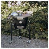 Гриль керамический Monolith Grill Junior Pro Serie 2.0 черный с подставкой