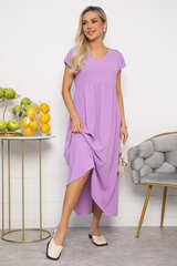 Платье Летние деньки (сиреневое) П13649-18М LT Collection