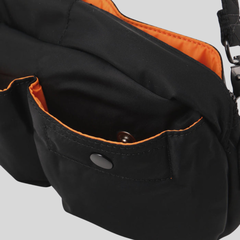 Сумка Alpha Industries Nylon Messenger Bag Black (Черный)