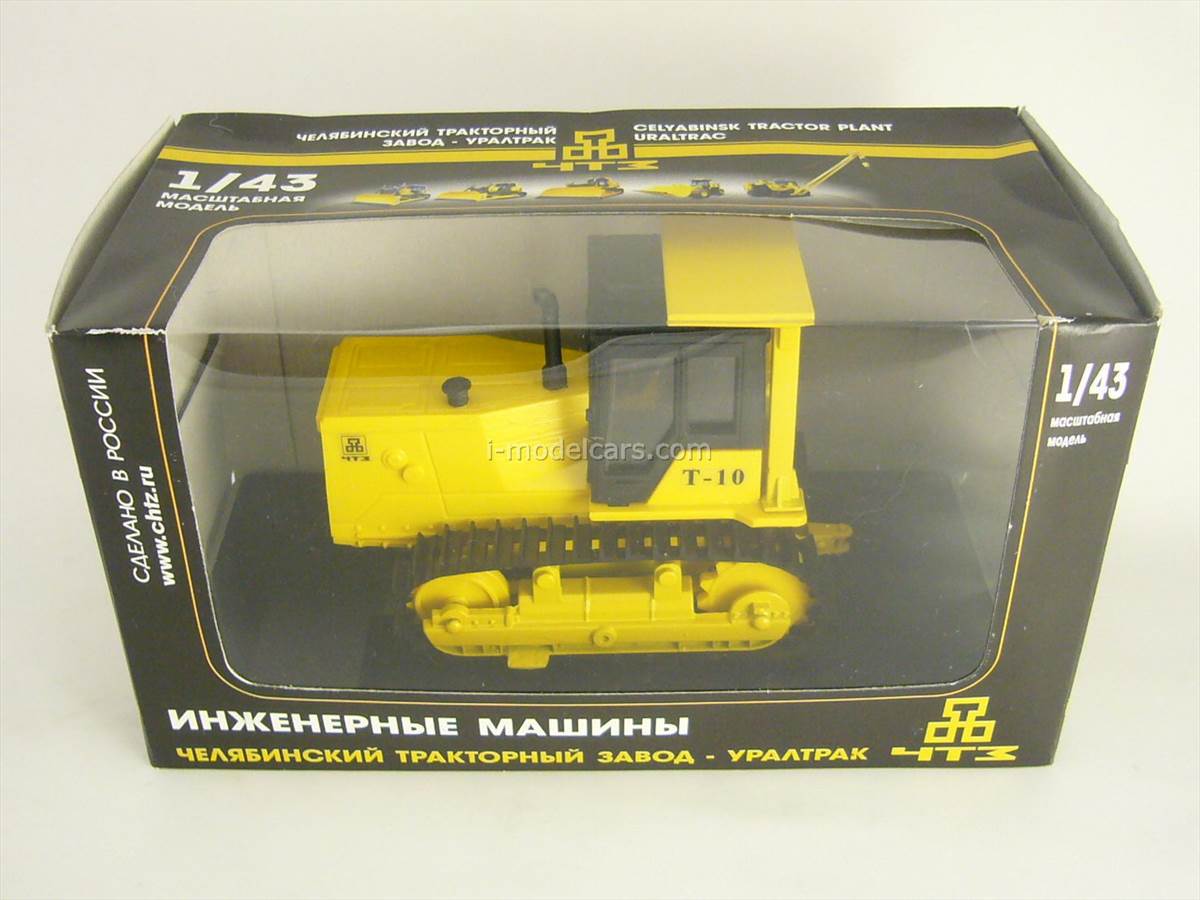 Promtractor MODEL CARS ChTZ UralTrac Tractor T-10 with hard towbar 1:43 Promtractor