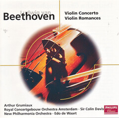 Arthur Grumiaux, Sir Colin Davis, Edo de Waart, Royal Concertgebouw Orchestra Amsterdam, New Philharmonia Orchestra / Beethoven: Violin Concerto, Violin Romances (CD)