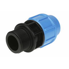 Муфта комбинированная полипропиленовая Джилекс, с наружной резьбой, 32 x 1" П