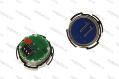 Кнопка (кнопочный модуль) RT42 RUS "11 Этаж", круглая, красная подсветка, Брайль.