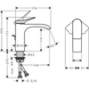 Hansgrohe Vivenis 75020670 Смеситель для раковины (черный матовый)