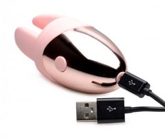 Розовый клиторальный массажер с щупальцами Vibrating Clit Teaser - 