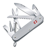 Нож Victorinox Farmer X Alox, 93 мм, 10 функций, алюминиевая рукоять, серебристый