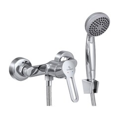 Смеситель СЛАВЕН СЛ-ОД-Т40 серия Город для душа, однорычажный, картридж 35мм, без излива, гибкий шланг