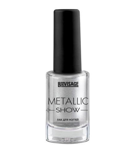 Metallic Show Лак для ногтей тон 301 Жидкое серебро 9г Lux Visage