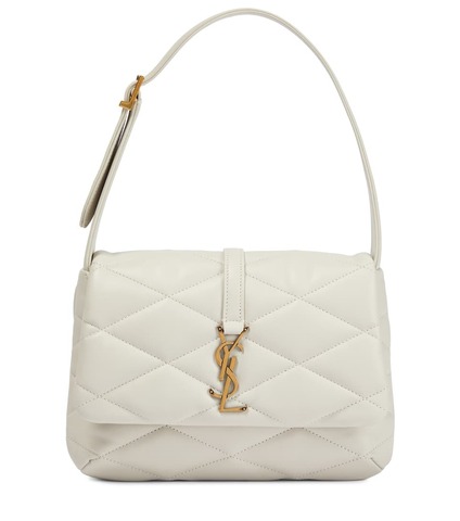 Сумка через плечо Saint Laurent Le 57 из стеганой кожи белый