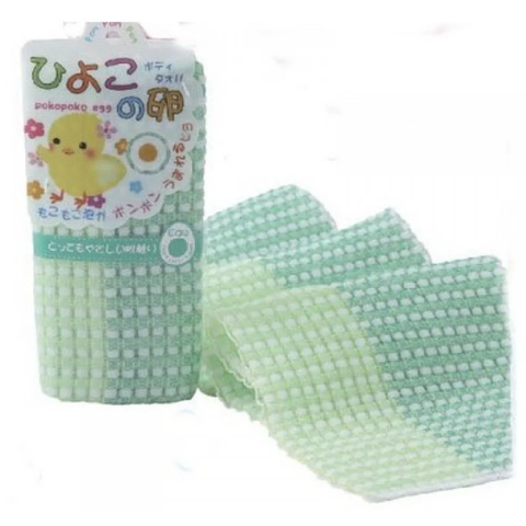 Yokozuna Pokopoko egg Мочалка-полотенце для детей зеленая