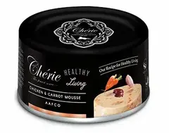 Pettric Cherie Healthy Living влажный корм для кошек (курица с морковью) мусс 80 гр