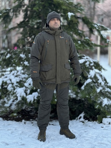 Костюм зимний PRIDE Магнум -15°C, утеплённый, ткань Исландия, хаки