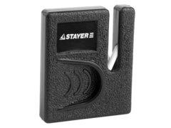 STAYER керамическая, для ножей, компактная точилка (47511)