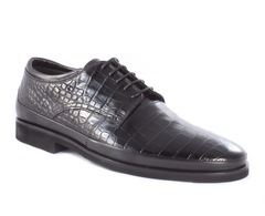 Кожаные дерби Goodman 53205 с принтом