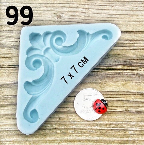 Молд  Угол 7х7см., Арт.PO-0099, силикон