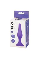 Фиолетовая анальная втулка Toyfa A-toys - 11,3 см. - 