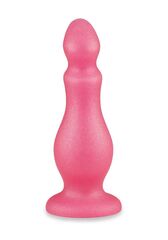 Розовая фигурная анальная пробка - 14 см. - 