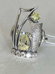 Амбуаз (кольцо из серебра)