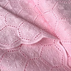 Ткань шитье светло-розовое 3304