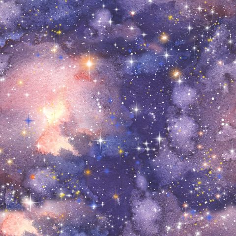 Картинка яркое звездное небо