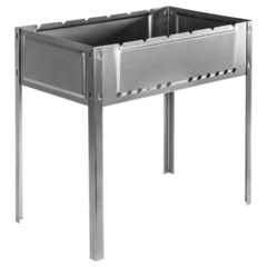 69544 Мангал облегченный с ребрами жесткости 500х300х500мм  Palisad---