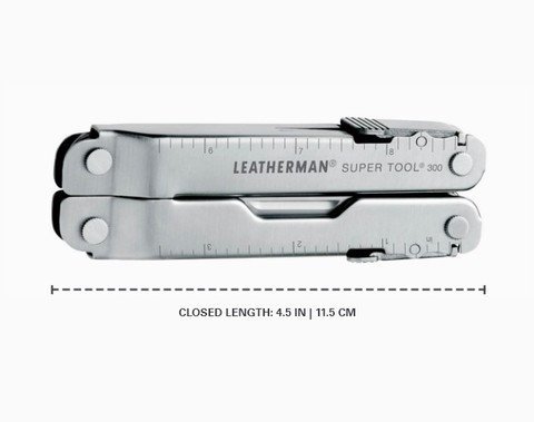 Мультитул Leatherman Super Tool 300, кожаный чехол, 19 функций (831183)  | Multitool-Leatherman.Ru